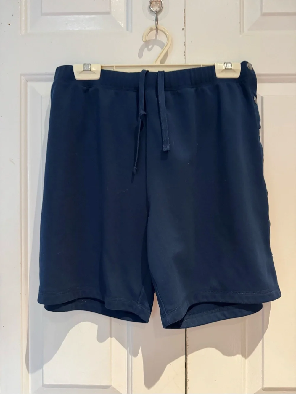Universal Navy Snap-Panel medical / post surgery, Mobility , recovery Shorts